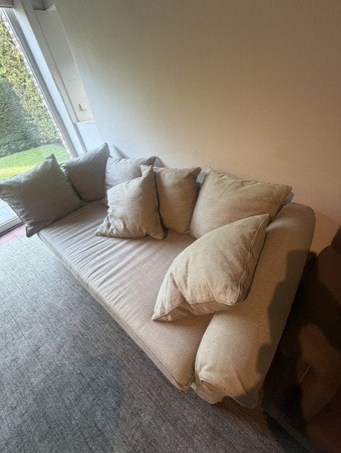 Zetel 3-zit, Huis en Inrichting, Ophalen, Gebruikt, Driepersoons, Stof