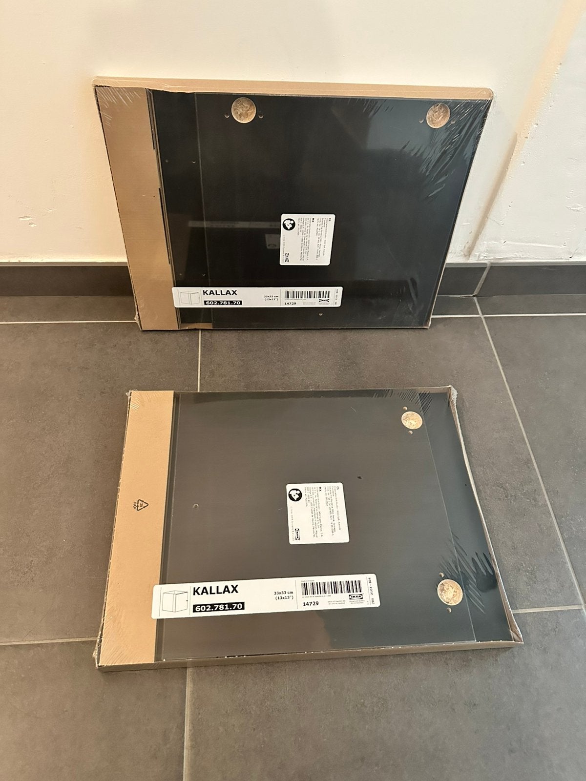 Inzet deurtje kallax kasten 2 stuks, Ophalen, Nieuw