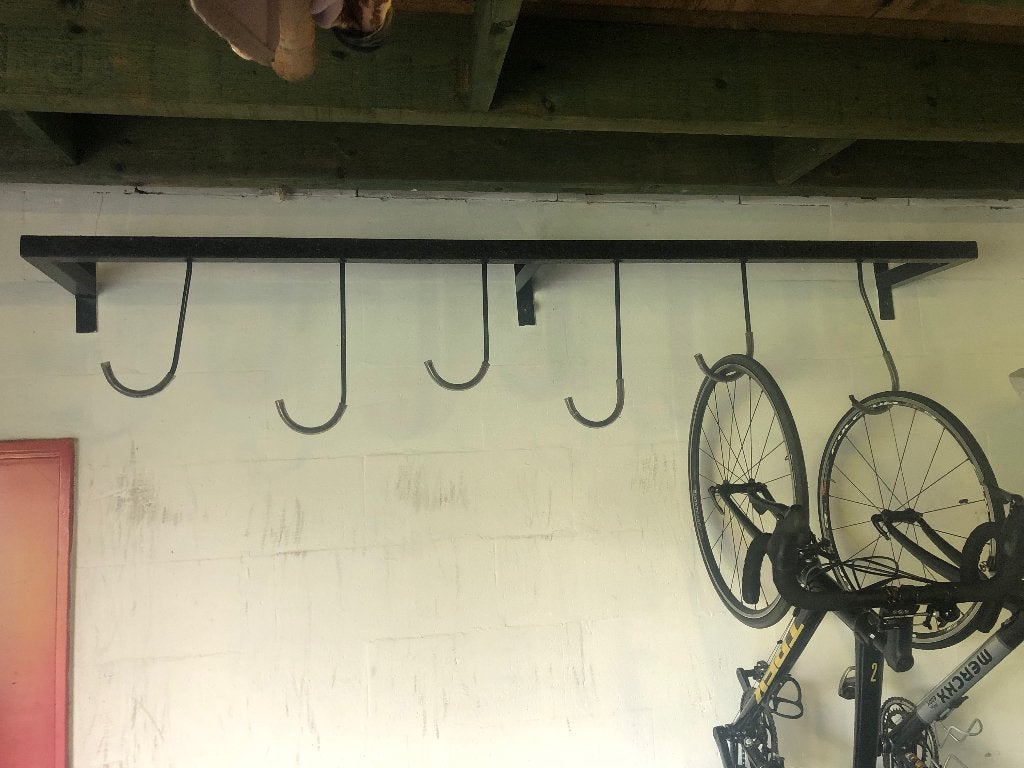 Rek om fietsen aan te hangen ( 6 stuks), Fietsen en Brommers, Ophalen, Zo goed als nieuw