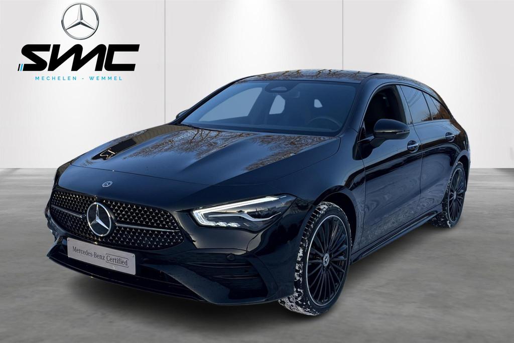Mercedes-Benz CLA-klasse Shooting Brake CLA 250 e AMG Line, Auto's, CLA, Stof, Zwart, 4 cilinders