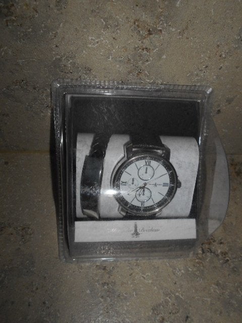 Nouvel ensemble montre + bracelet pour homme, Enlèvement ou Envoi, Autres matériaux, Autres matériaux, Neuf