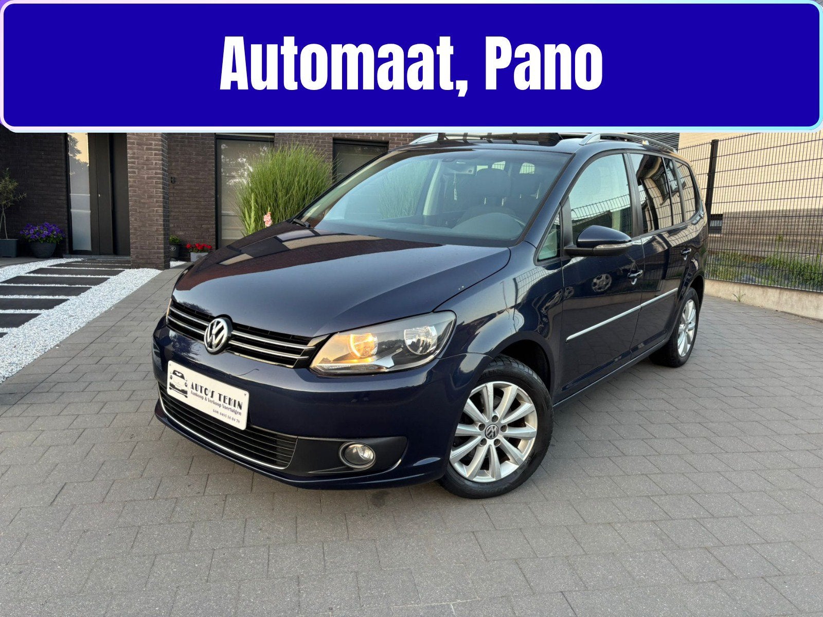 VW Touran - 1.6 TDI DSG Automaat | Pano - HighLine, Monovolume, 4 cilinders, Alcantara, Bedrijf