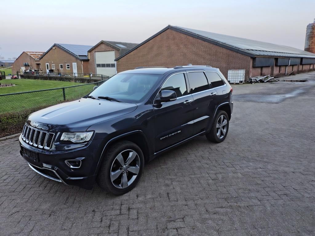 Jeep Grand cherocee 3.0 diesel 2016 lichte vrachtwagen, Auto's, Blauw, Leder, Diesel, Vierwielaandrijving