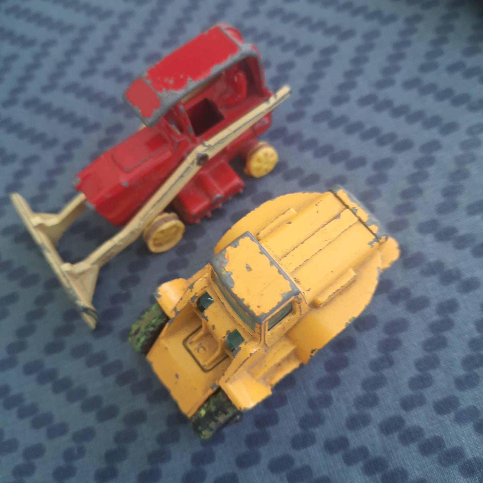 HUSKY UK VINTAGE * 2 x CONSTRUCTION ITEMS* VOOR OPMAAK *, Ophalen, Gebruikt, Hijskraan, Tractor of Landbouw, Overige merken