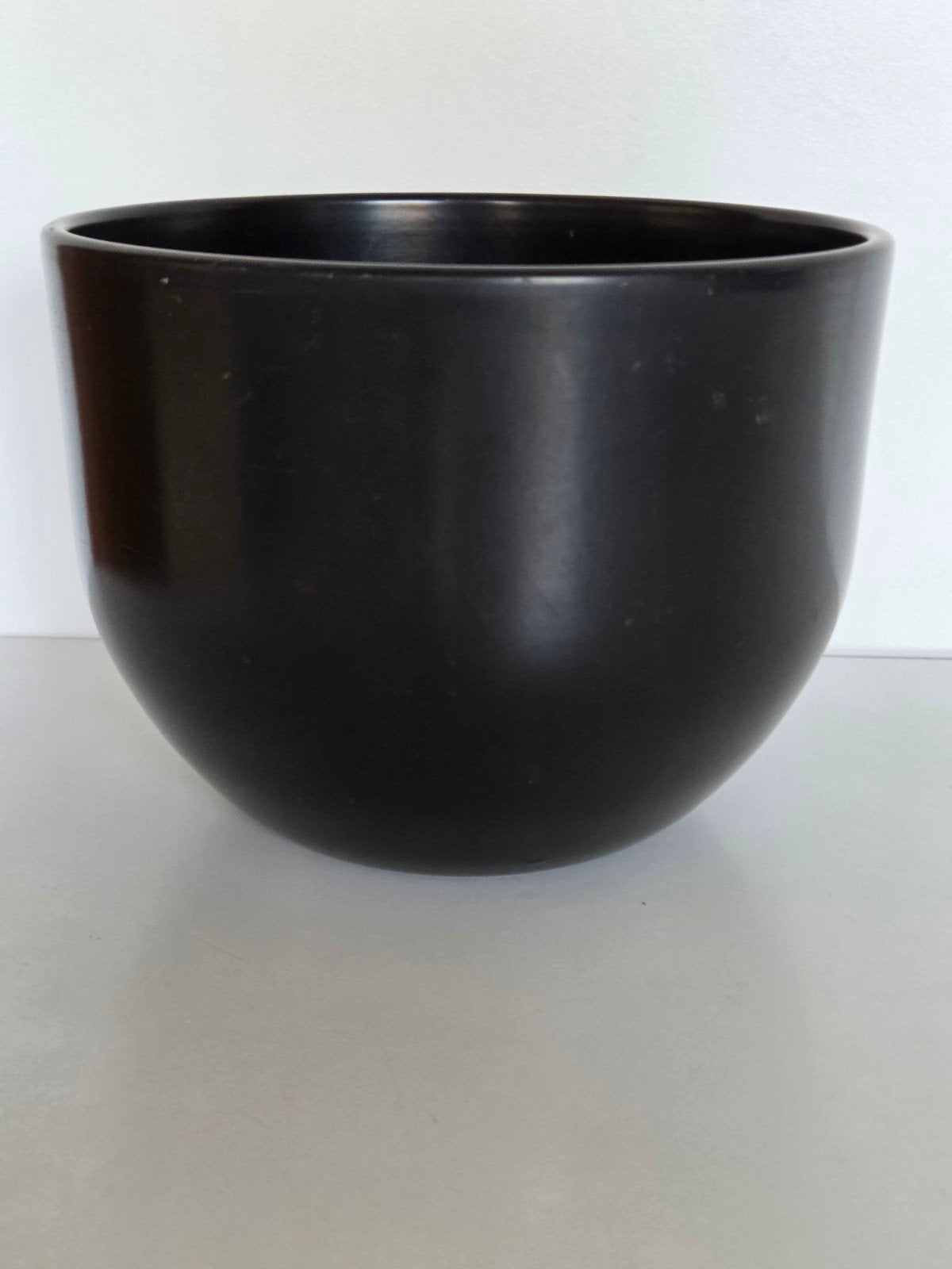 Pot de fleurs en céramique noire, Jardin & Terrasse, Enlèvement ou Envoi, Comme neuf