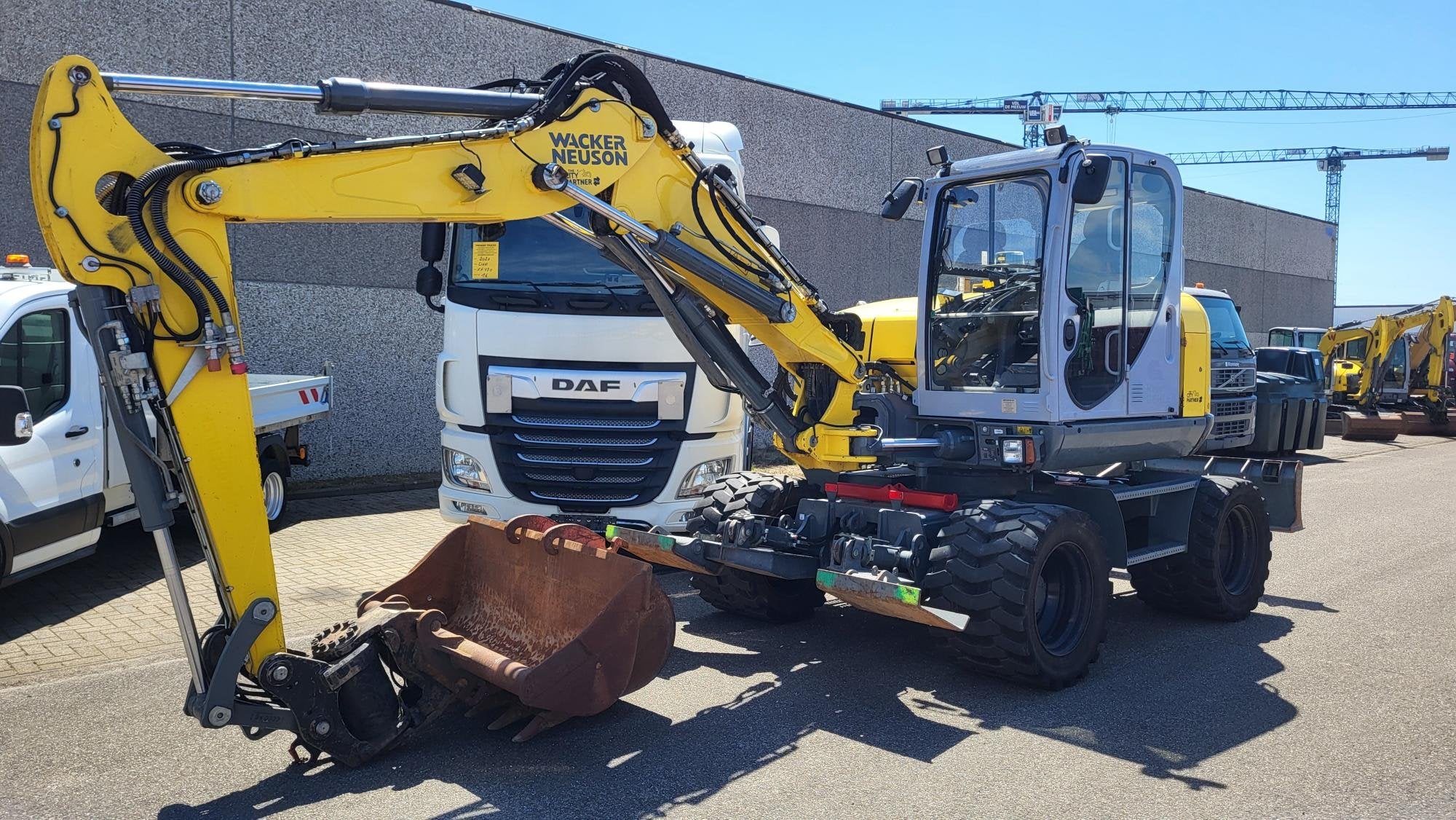 WACKER NEUSON EW100 wheel-excavator Model E06-06 (bj 2021), Graafmachine