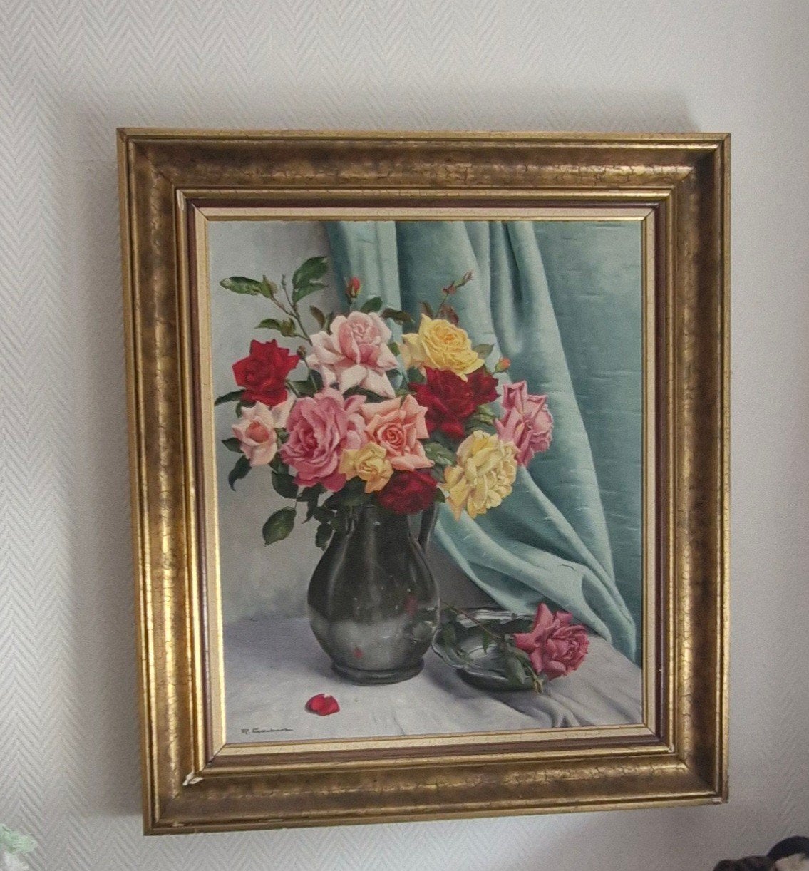 Peinture à l'huile, Enlèvement, Nature morte