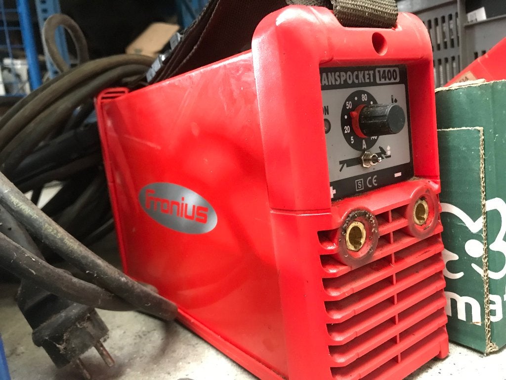 Laspost Fronius Transpocket 1400 in zeer goede staat, Doe-het-zelf en Bouw, Ophalen, Zo goed als nieuw, Minder dan 150 ampère