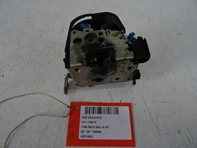 SERRURE DE PORTE AVANT GAUCHE Fiat Seicento (187), Utilisé, Gauche, Fiat