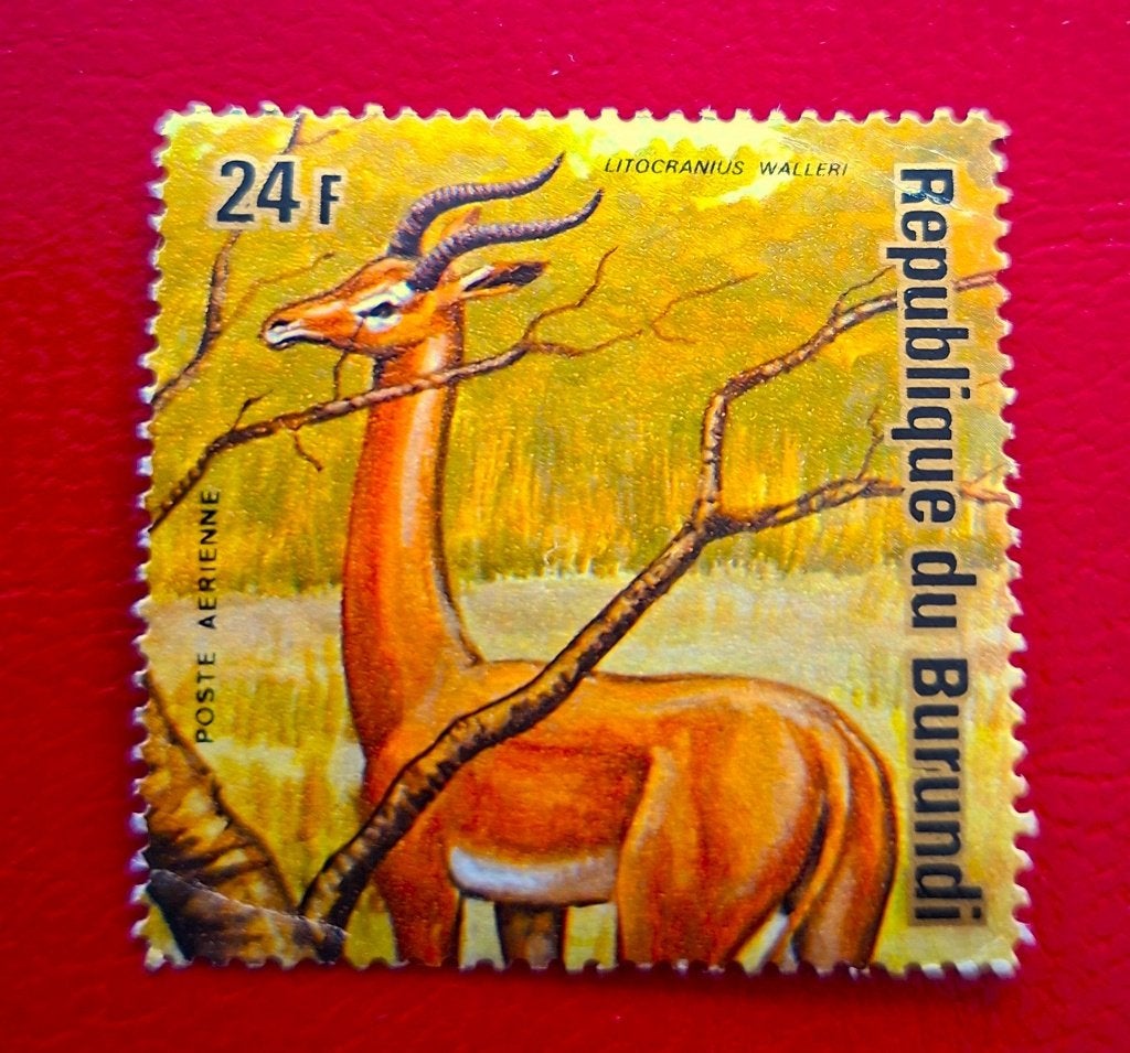 Postzegel Burundi OBP PA 383(*), Ophalen of Verzenden, Gestempeld