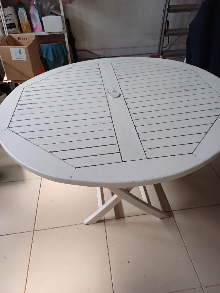 Tuintafel, Enlèvement, Utilisé, Autres matériaux, Pliant
