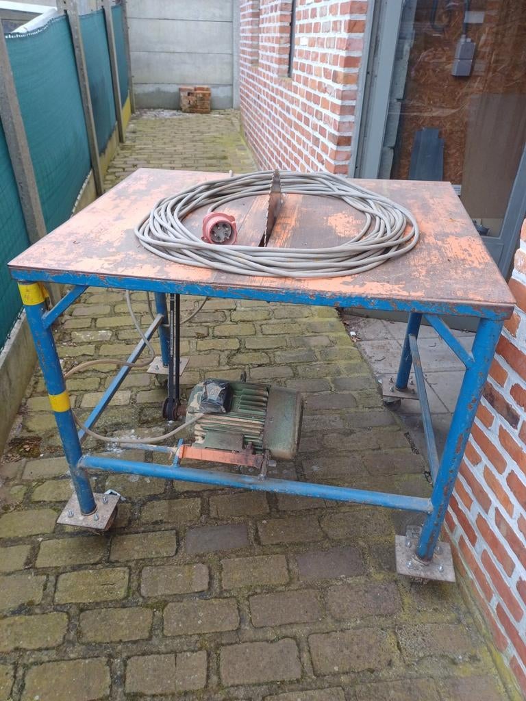 Zaagmachine 380v, Enlèvement