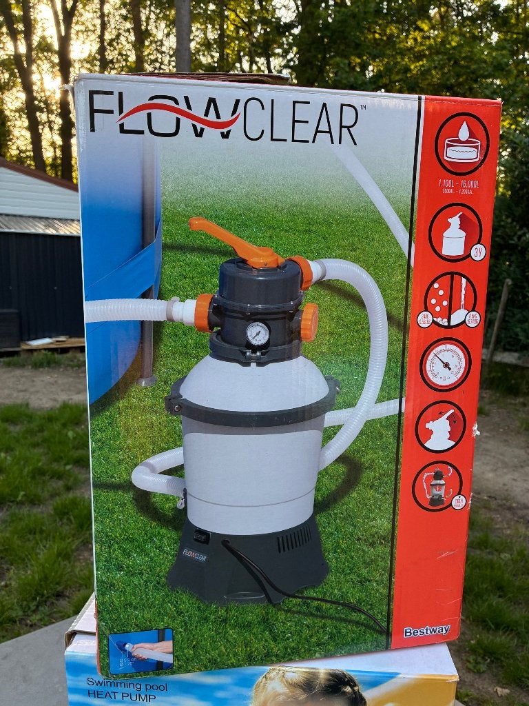 Zwembad filter flow clear, Ophalen, Gebruikt, Filter