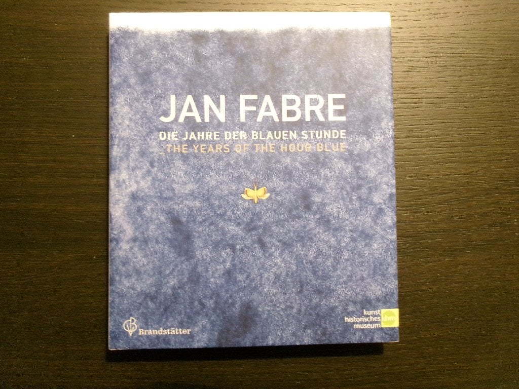 Jan Fabre  -The years of the hour blue-, Ophalen of Verzenden