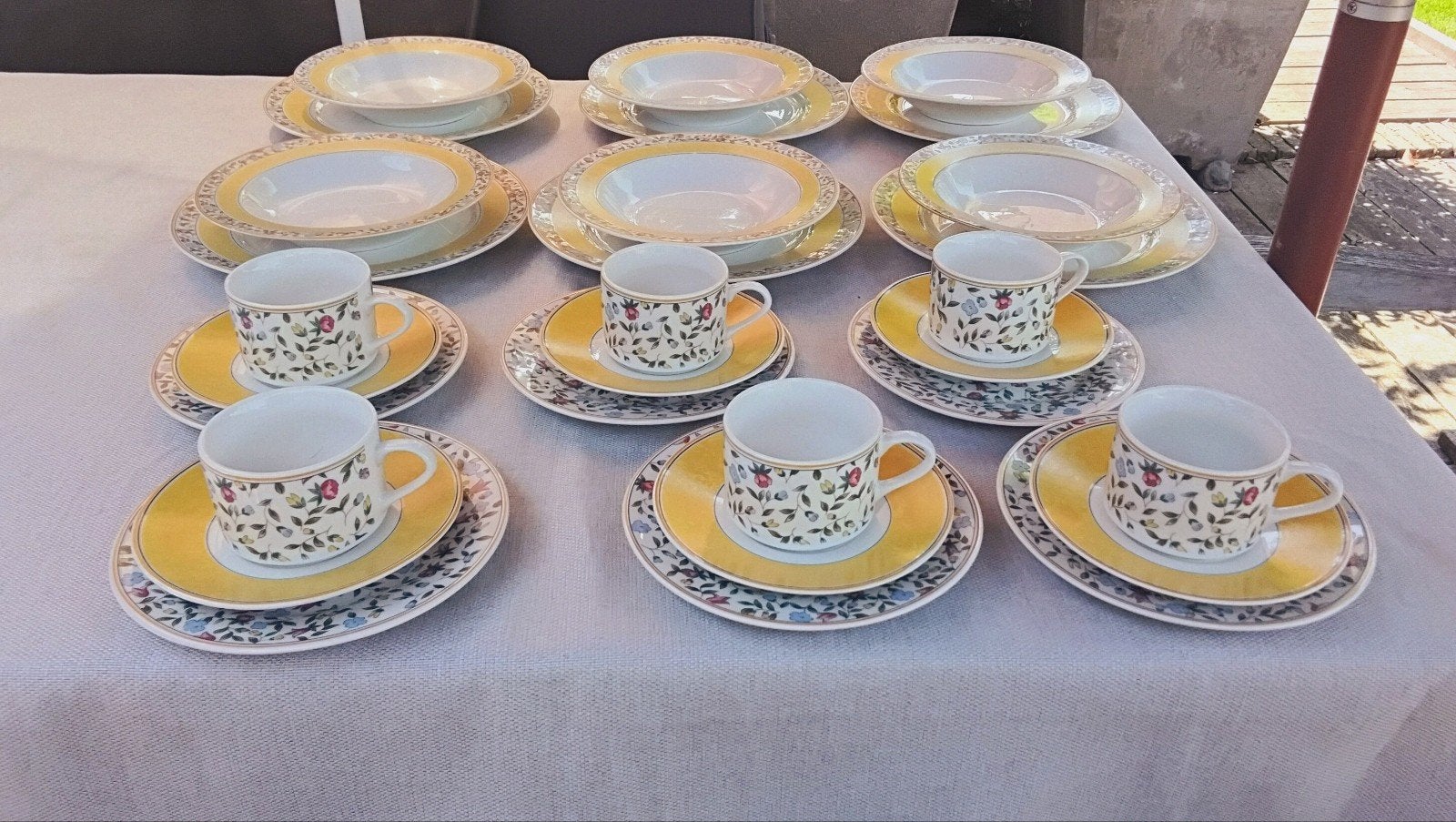 Imperial Table porseleinen servies 30 delig – bloemenmotief, Ophalen of Verzenden