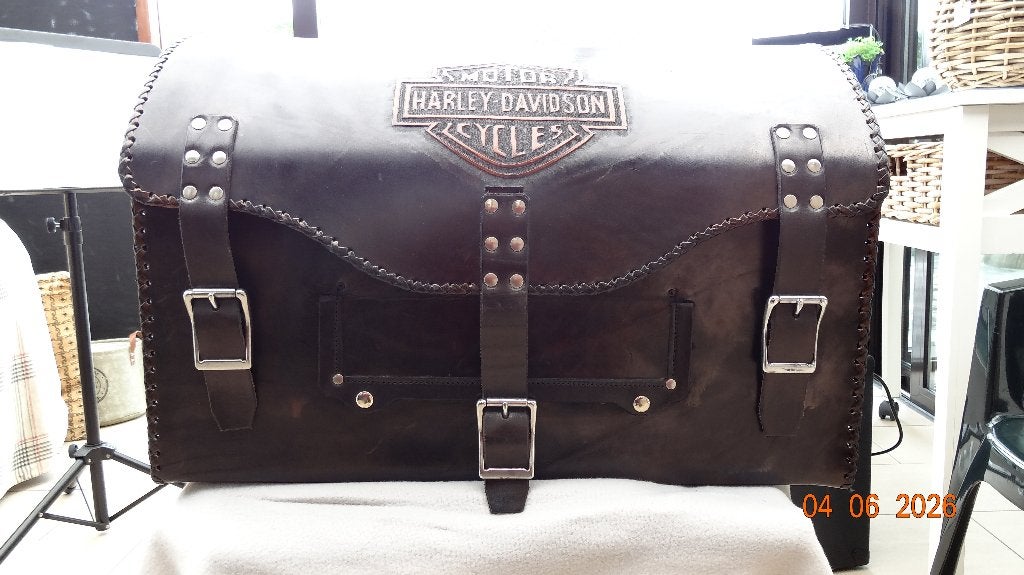 harley lederen koffer 60 cm x 40 cm x40 cm, Ophalen, Nieuw