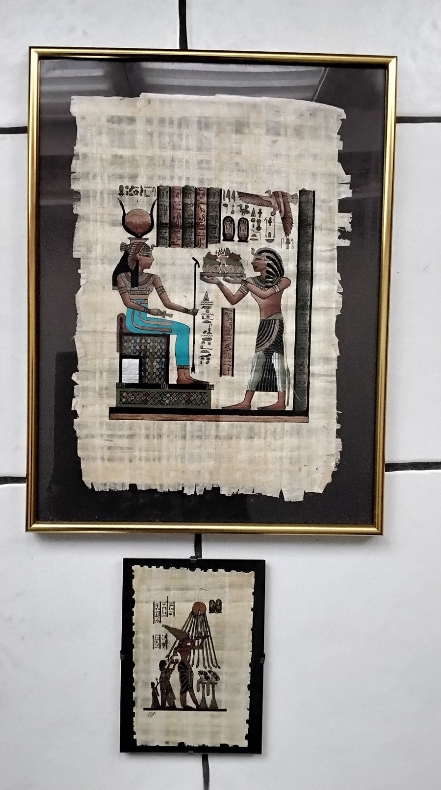 2dadres motif egyptien, Antiek en Kunst, Ophalen