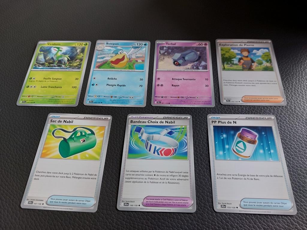 7 cartes Pokémon / JTG : Aventures ensemble A DONNER, Enlèvement ou Envoi, Neuf, Plusieurs cartes