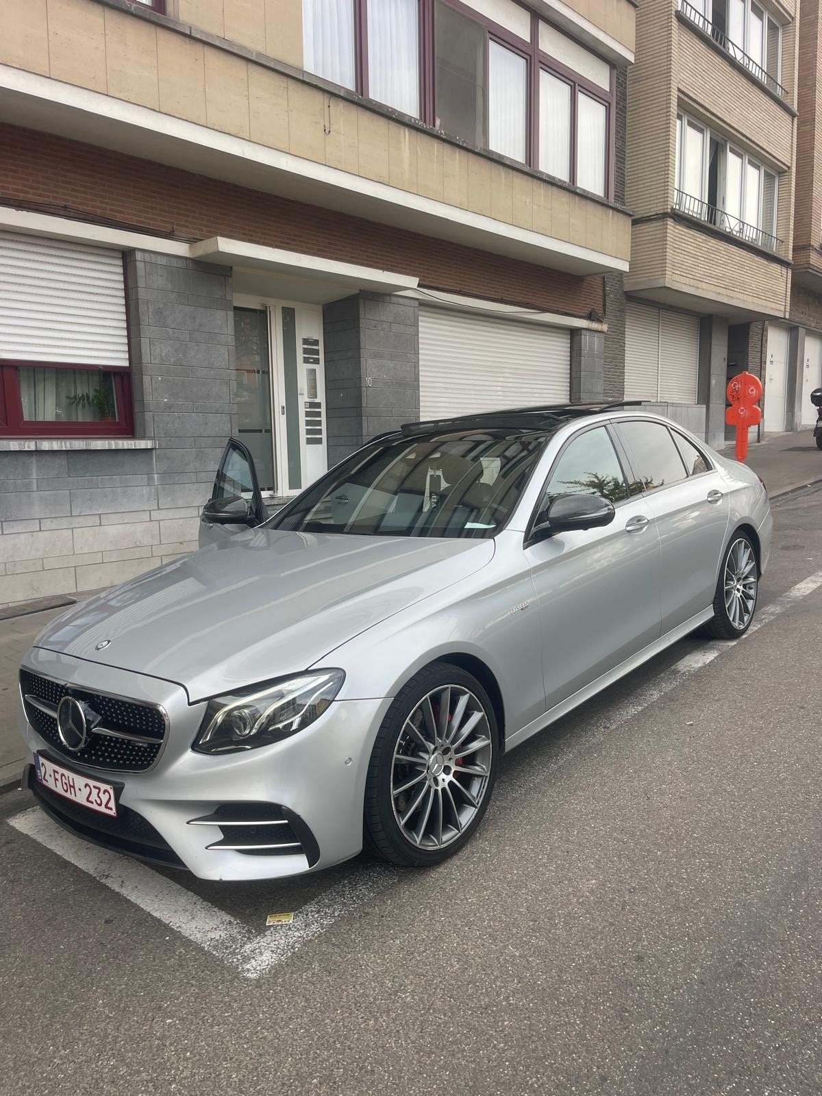 Mercedes e43 amg 2018 full option, Autos, Argent ou Gris, Noir, 5 portes, Berline