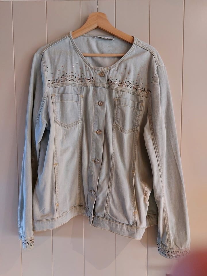 jeansjas monari M46, Maat 46/48 (XL) of groter, Nieuw, Ophalen of Verzenden, Blauw