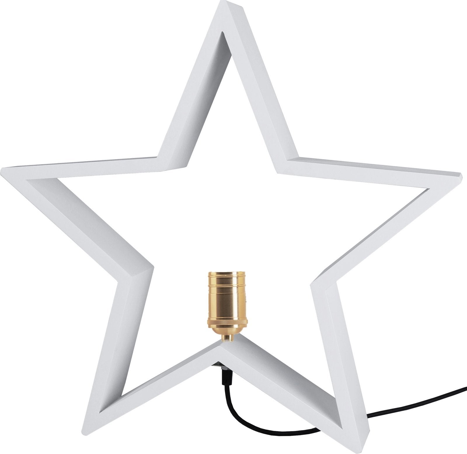 Star Trading houten tafellamp wit, Ophalen, Overige typen, Scandinavisch, Overige merken