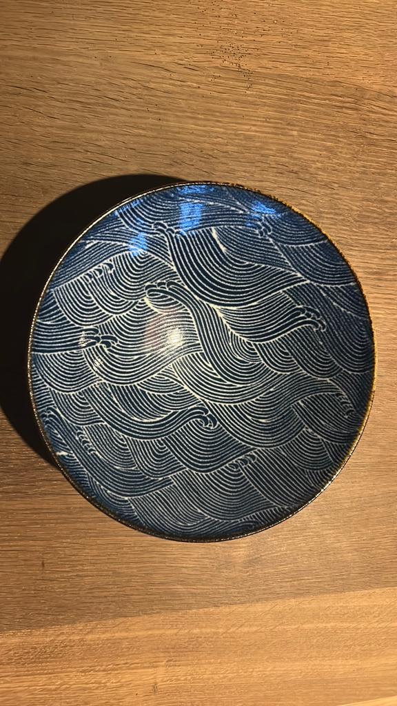 Coupe à fruits Tokyo Design 25 cm — design japonais bleu, Enlèvement
