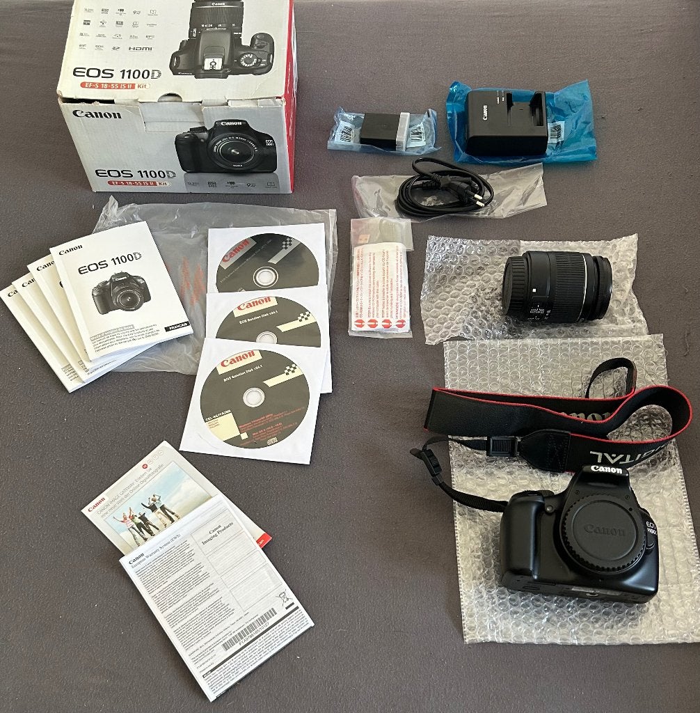 Canon kit complet, TV, Hi-fi & Vidéo, Appareils photo numériques, Chargeur, Canon, 4 à 7 fois, Comme neuf