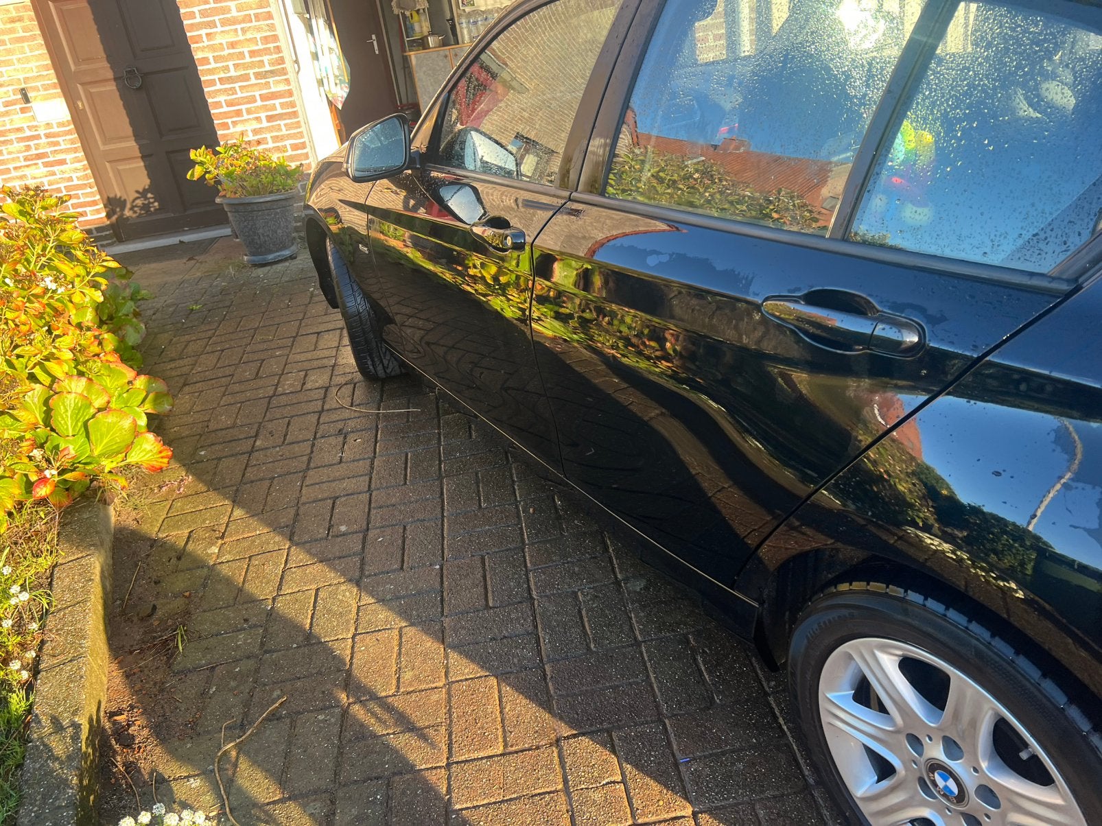 Bmw 116 i sport, 1 Reeks, Zwart, Bedrijf, 5 deurs