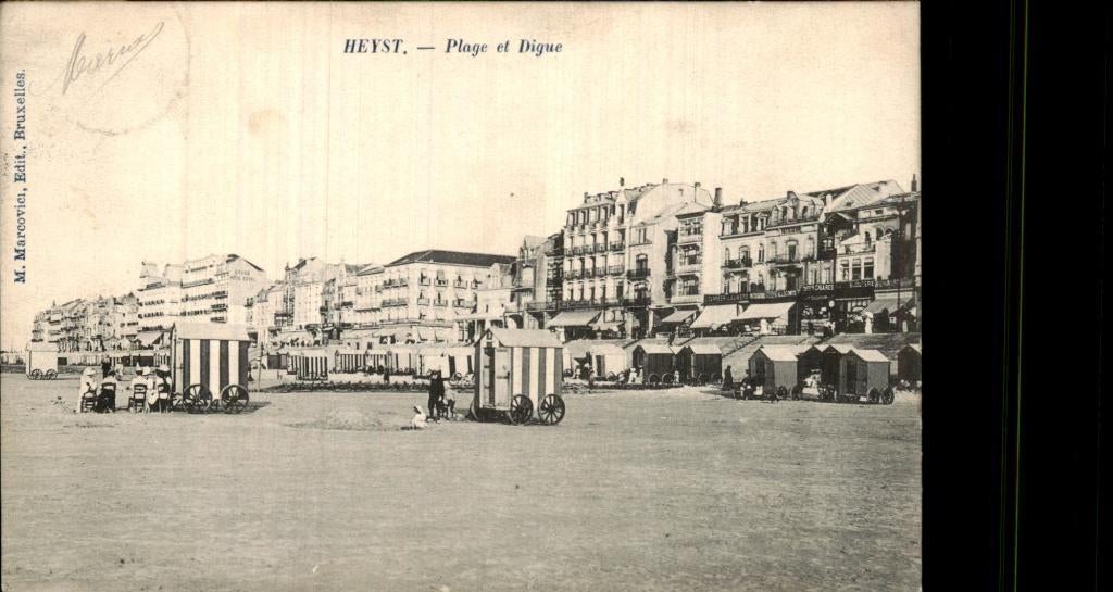 Heyst - Plage, Verzamelen, Postkaarten | België, Gelopen, Ophalen of Verzenden