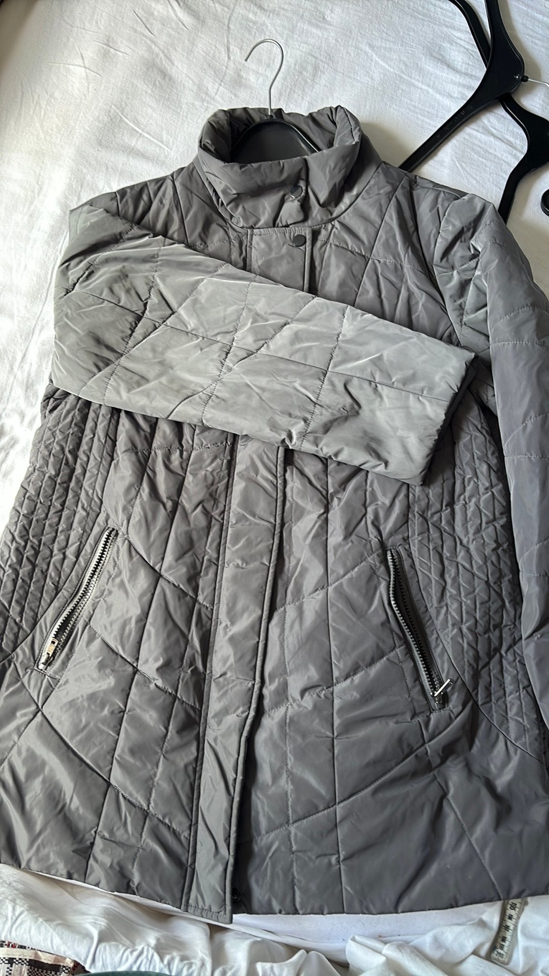 Tussen sezoensjas, Kleding | Dames, Jassen | Winter, Ophalen of Verzenden, Zo goed als nieuw, Maat 46/48 (XL) of groter, Grijs