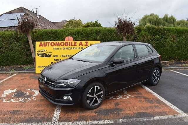 Volkswagen Polo 1.0 TSi Beats Airco/CarPlay ***12M, Auto's, Zwart, 103 g/km, Overige brandstoffen, Zwart