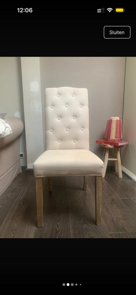 Landelijke stoelen, Huis en Inrichting, Stoelen, Ophalen, Gebruikt, Overige kleuren, Stof