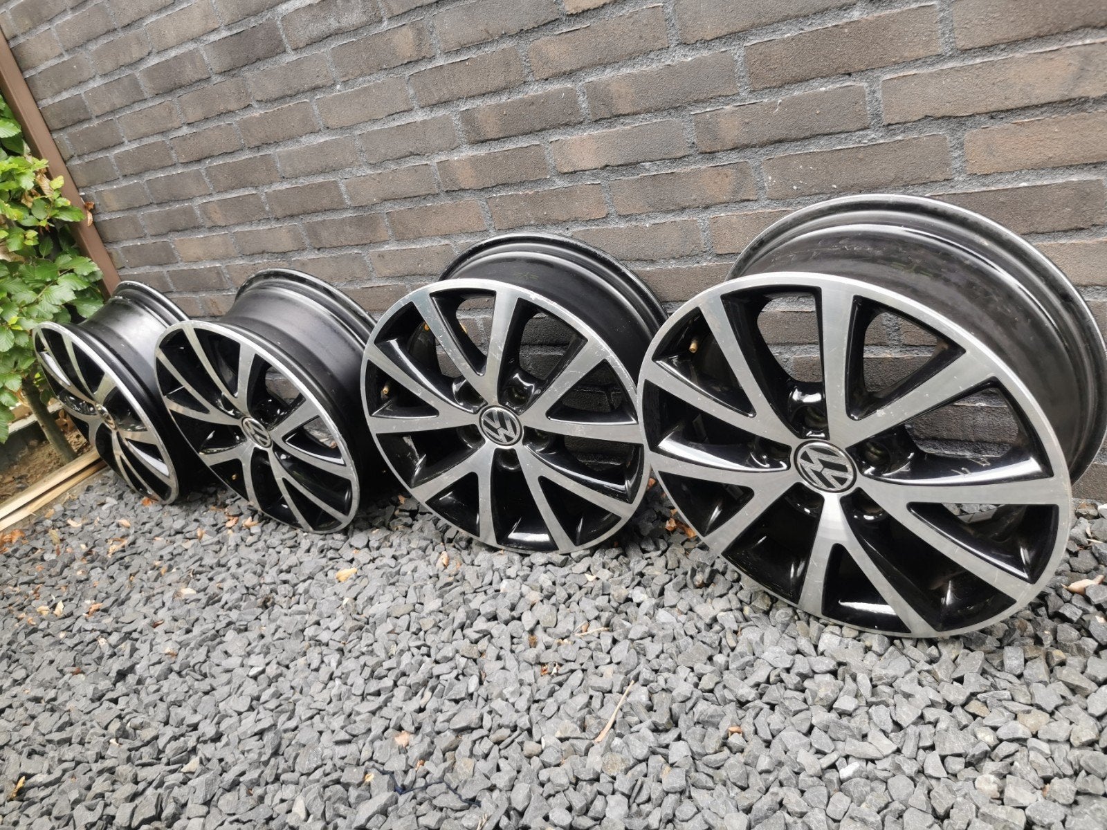 Originele stalen velgenset 15 inch VW Touran / Golf (5x112), Auto-onderdelen, Banden en Velgen, Ophalen, 15 inch, Winterbanden