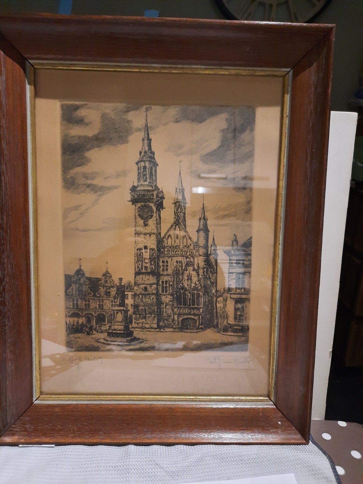 ets kunstenaar Anthony Jules van hoecke, Antiek en Kunst, Ophalen of Verzenden