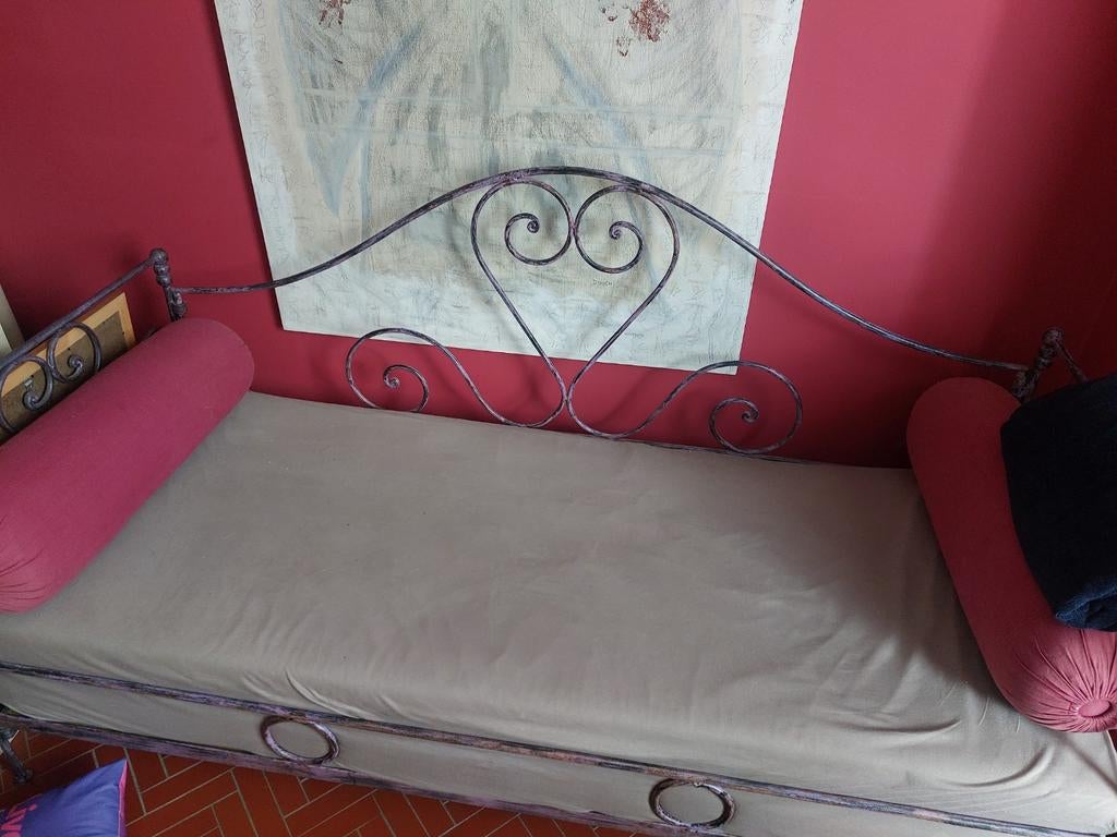 divan/lit importé d'inde. meuble autenthique., Enlèvement