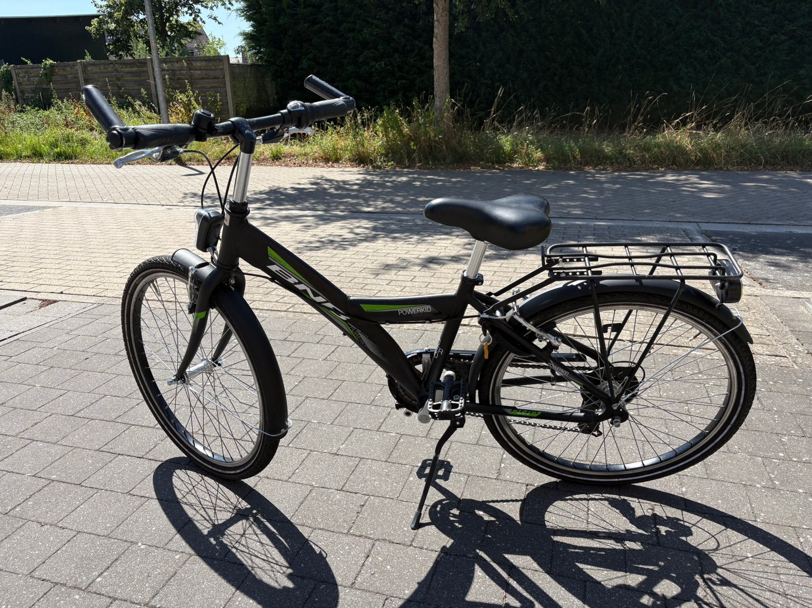 Kinderfiets BnB Powerkid 24inch, Ophalen, Velgrem, Versnellingen, Gebruikt