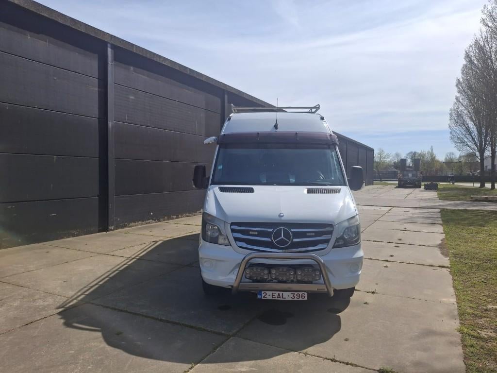 Te koop Mercedes Sprinter Euro 6 lange versie, Cuir, Autres modèles, Entreprise, 3 places