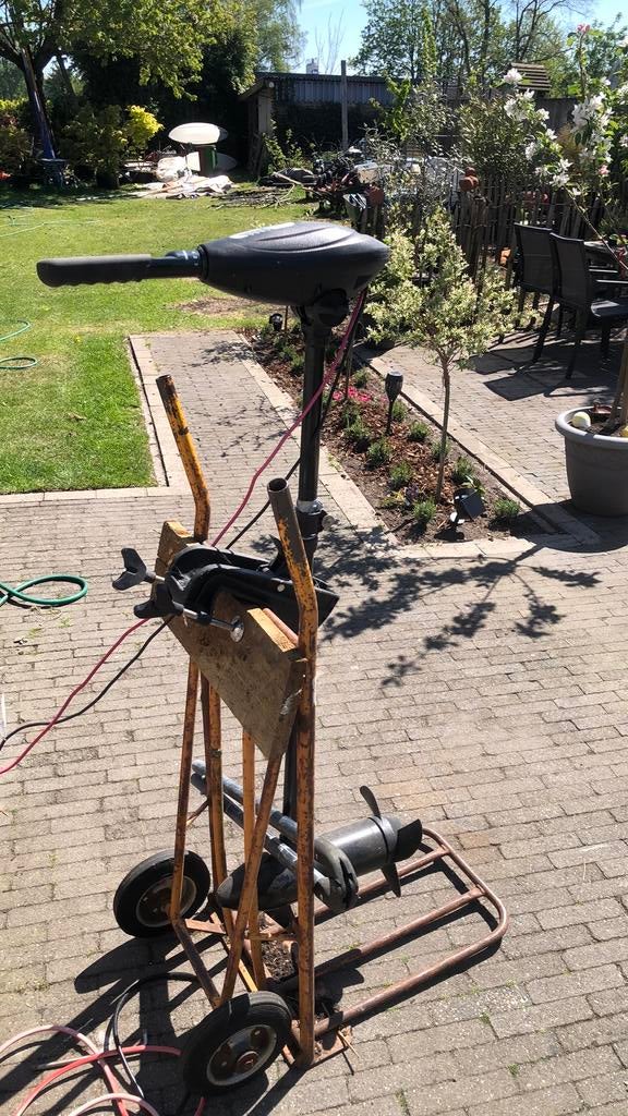 Elektrische buitenboordmotor, Watersport en Boten, Ophalen, 5 tot 10 pk, Elektrisch, Zo goed als nieuw