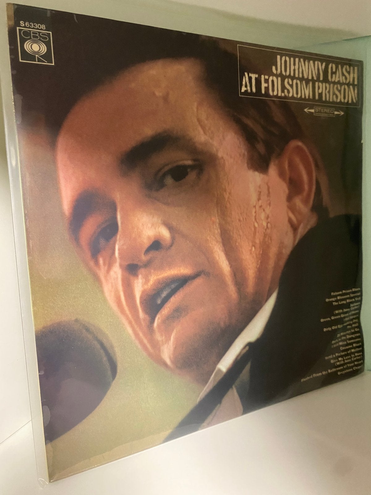 Johnny Cash – At Folsom Prison - Netherlands 1968 (J), Cd's en Dvd's, Vinyl | Country en Western, LP, Gebruikt, Verzenden, Country