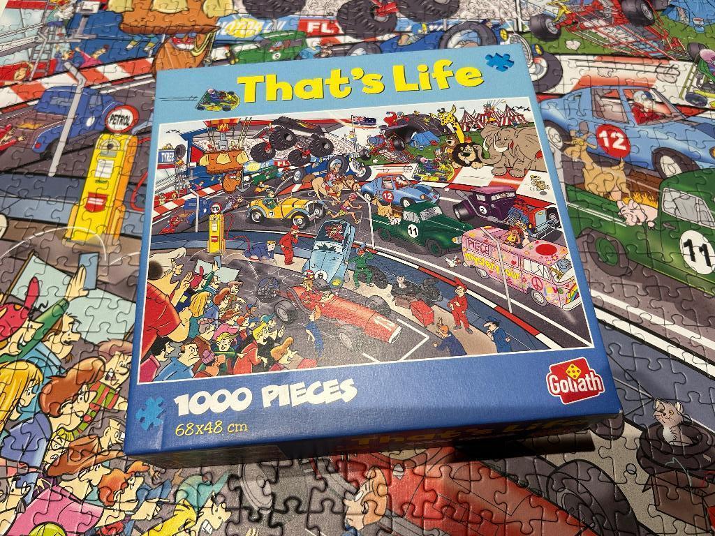 Puzzel That’s Life 1000 stukjes, Enlèvement ou Envoi, 500 à 1500 pièces, Comme neuf, Puzzle