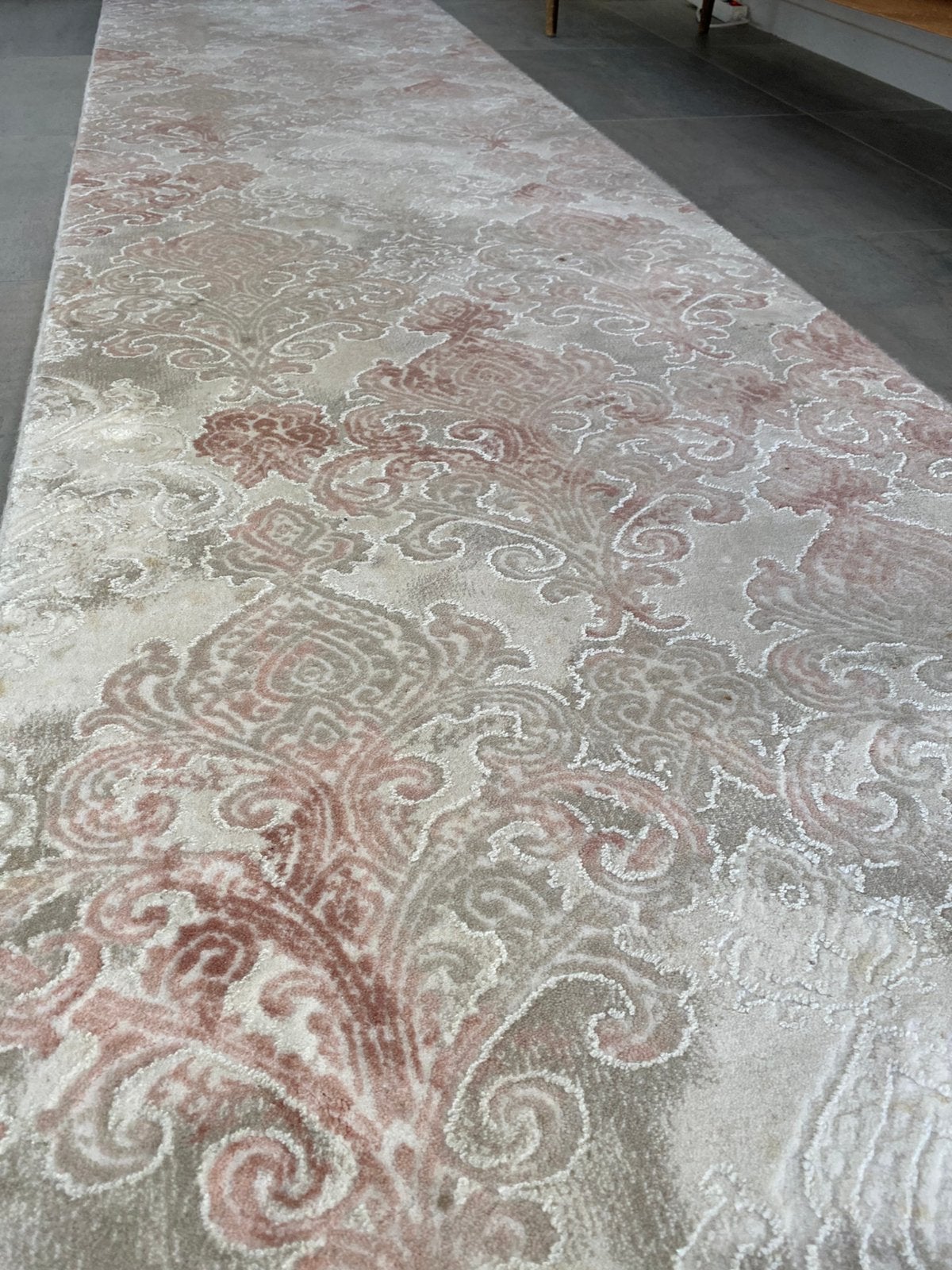 Loper van hoge kwaliteit, Huis en Inrichting, Ophalen, Gebruikt, Roze, 5 tot 10 m²