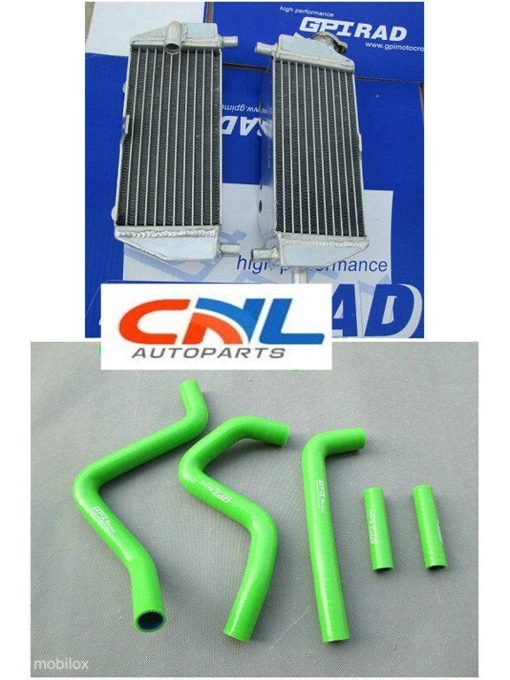 Radiateur & hose Kawasaki KX125 KX 250 1994-2002 95 96 97 98, Nieuw, Ophalen of Verzenden