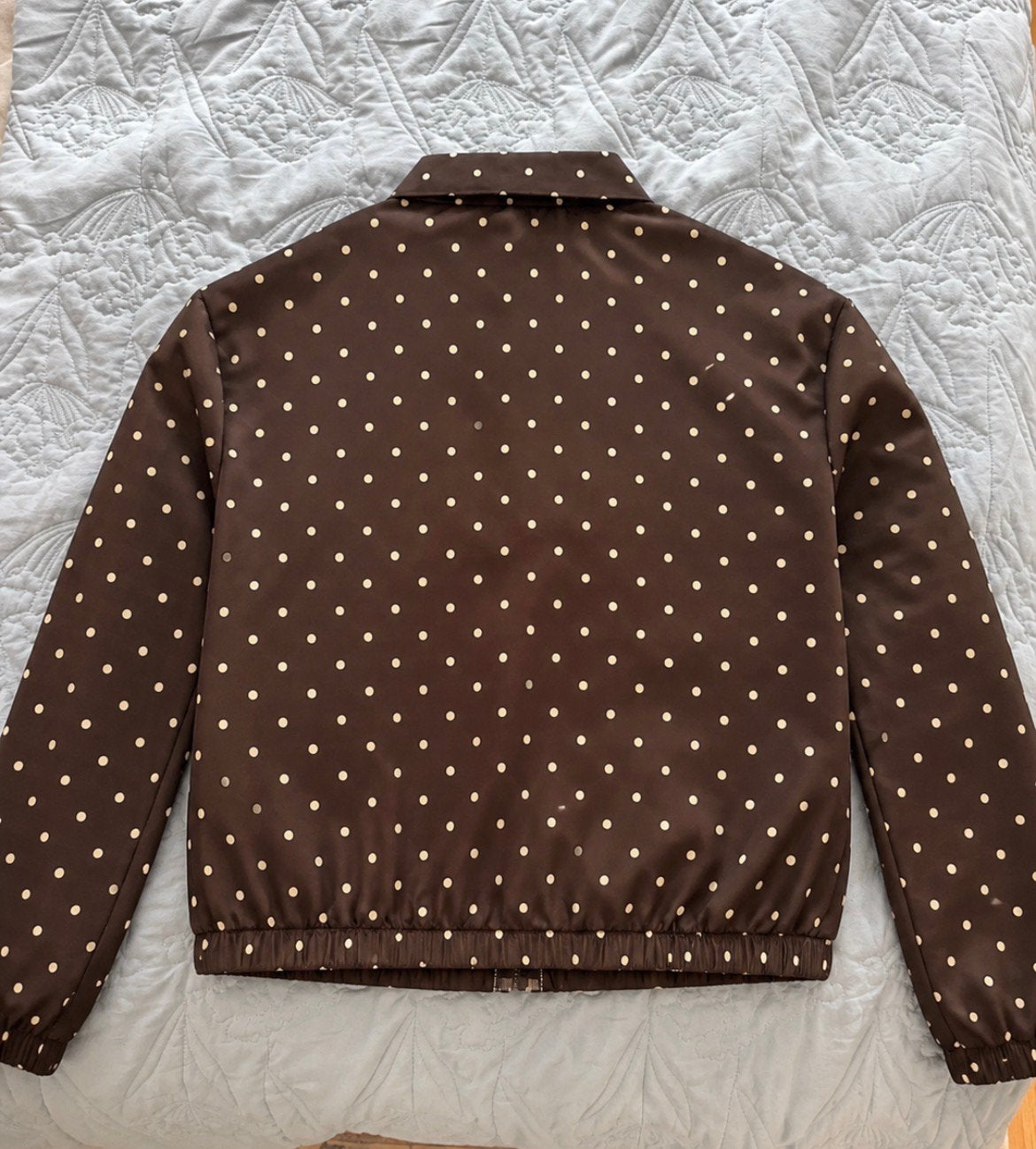 Veste a pois, Kleding | Heren, Truien en Vesten, Verzenden, Nieuw, Maat 46 (S) of kleiner, Bruin
