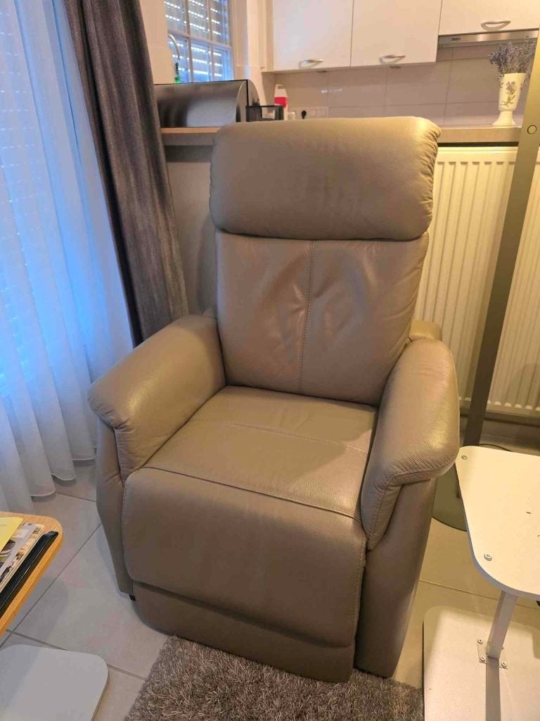 relaxzetel, Ophalen, Gebruikt, Minder dan 75 cm, Leer