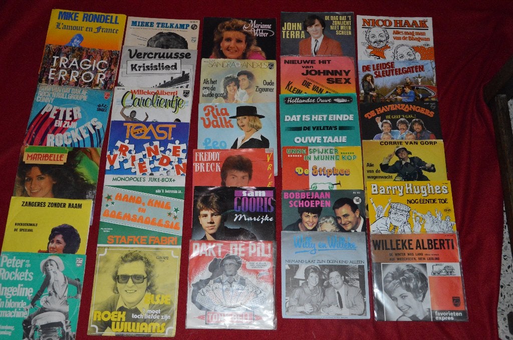 45t's uit de tijd van de piratenzenders ? snuffel hier eens, Enlèvement ou Envoi, Pop, 7 inch, Comme neuf