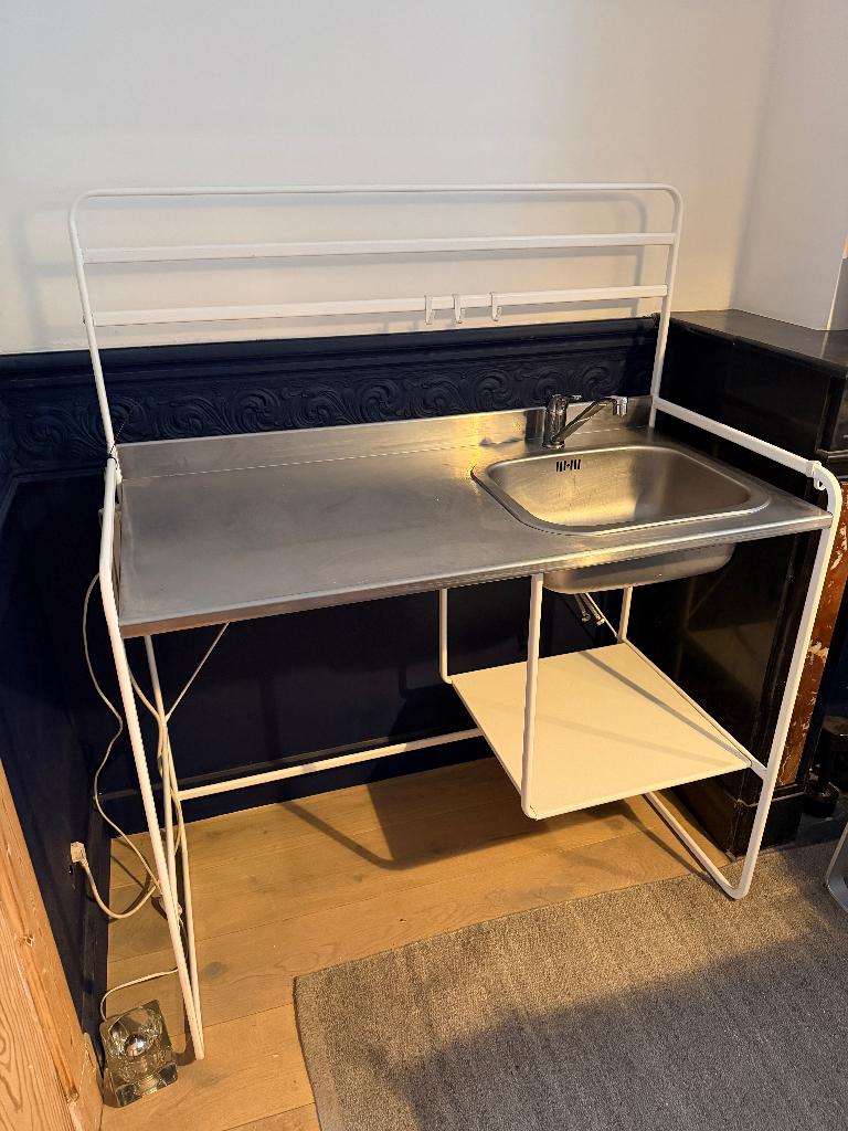 Ikea SUNNERSTA Kitchenette, Maison & Meubles, Cuisine | Éléments de cuisine, Utilisé, 100 à 150 cm, 100 à 150 cm, 25 à 50 cm, Blanc