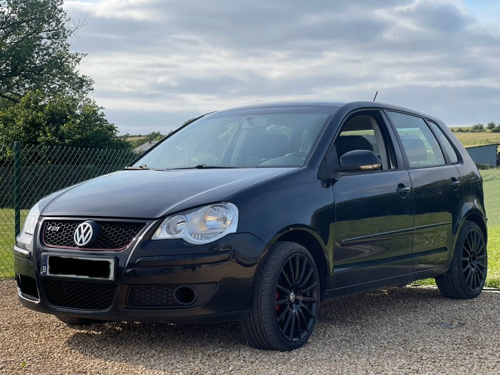 VW POLO A VENDRE 1.9tdi, Auto's, Zwart, 5 deurs, Particulier, Te koop
