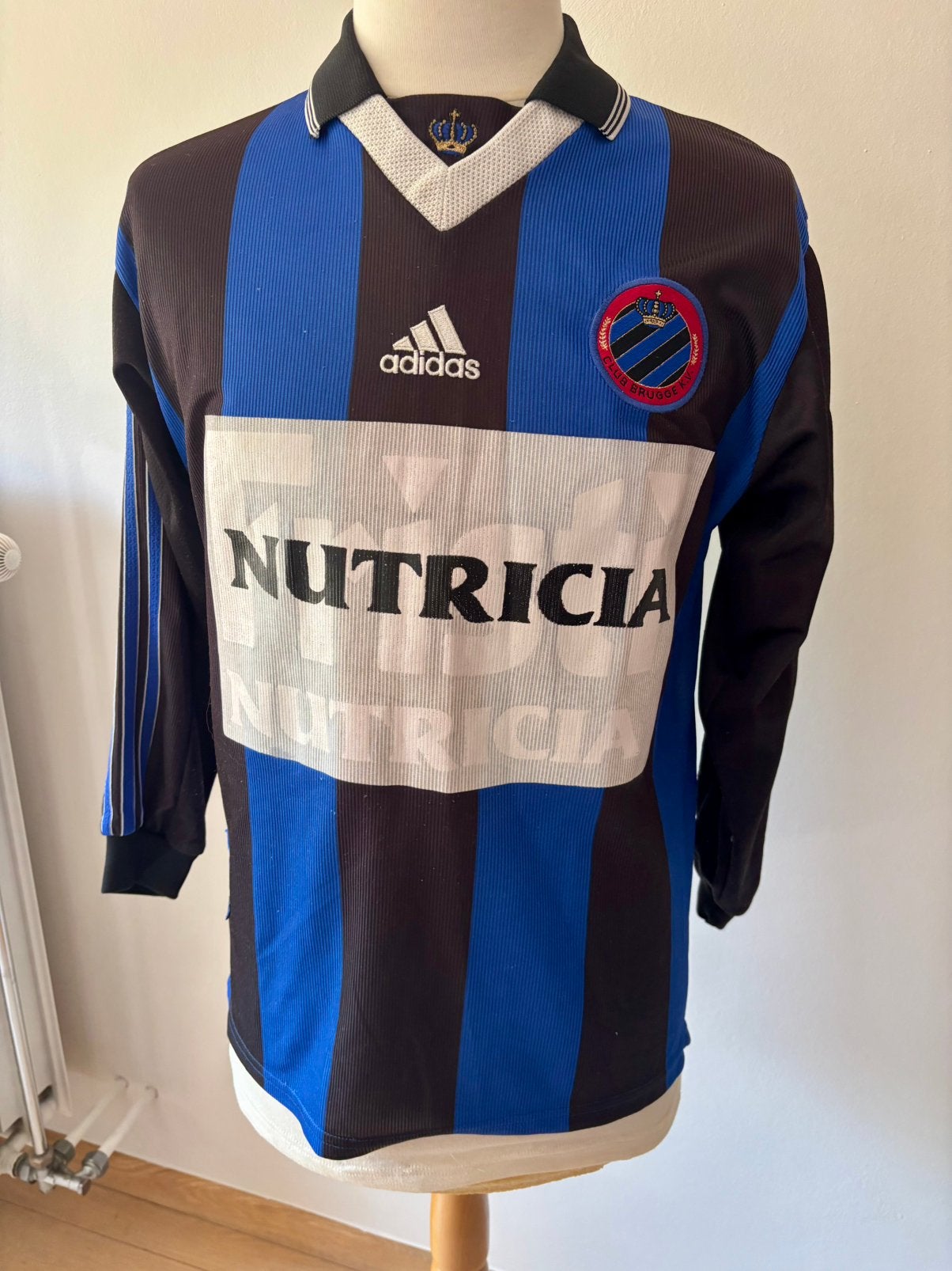 Player issued Fristi homeshirt jeugd Club Brugge 1998-99, Ophalen of Verzenden, Gebruikt, Shirt