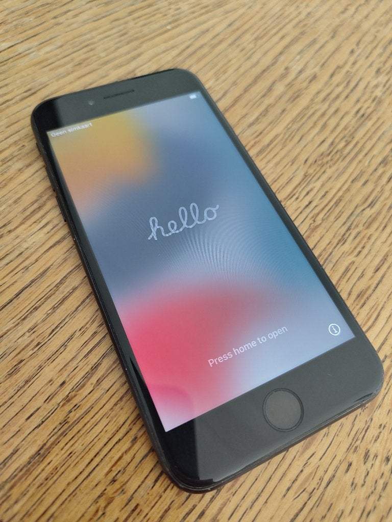 iPhone 7 in goede staat, Telecommunicatie, 83 %, Gebruikt, Zwart, 32 GB