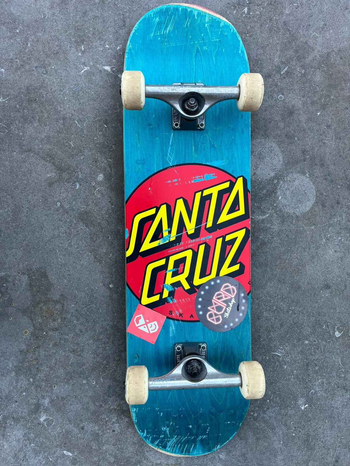 Skateboard Santa Cruz, Sport en Fitness, Ophalen, Gebruikt, Skateboard